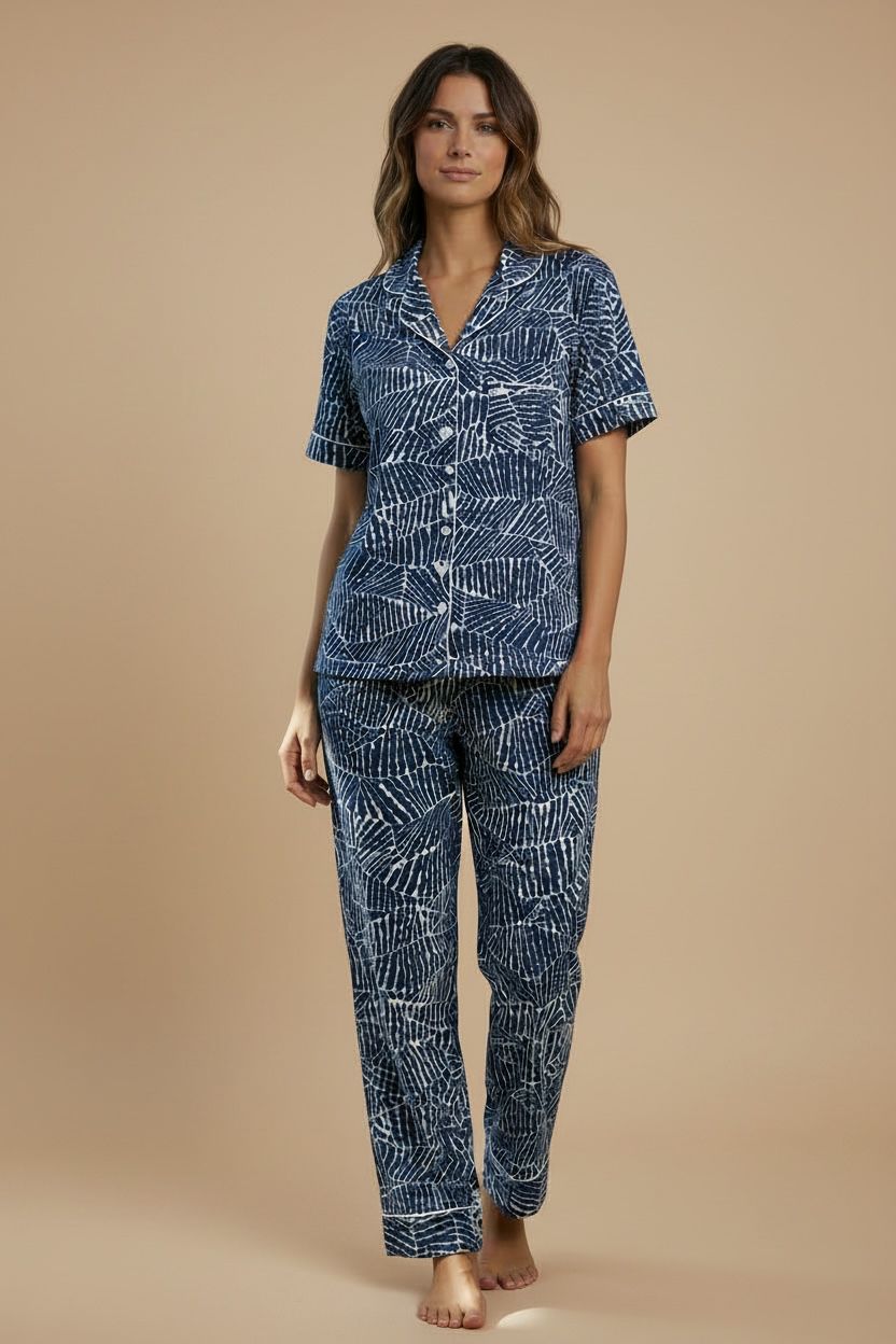 Midnight Botanical Pajama Set